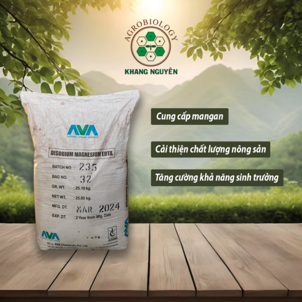 Vi Lượng Magie Chelate EDTA – Tăng Cường Quang Hợp, Hạn Chế Vàng Lá