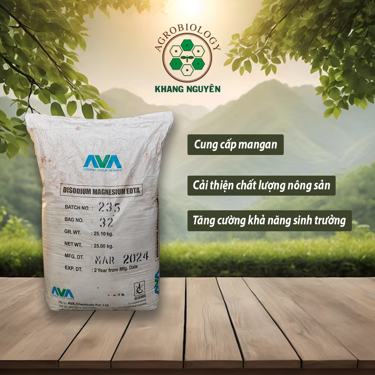 MG-thumb Vi Lượng Magie Chelate EDTA – Tăng Cường Quang Hợp, Hạn Chế Vàng Lá - Image 1