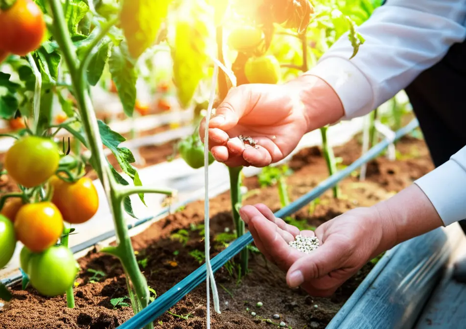 Nông dân và quản lý siêu thị kiểm tra chất lượng nông sản sạch đạt chuẩn VietGAP.