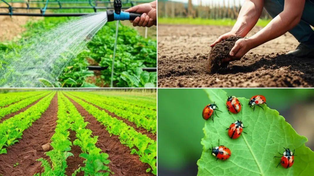 Nông nghiệp bền vững mang lại đất đai màu mỡ và cây trồng khỏe mạnh.