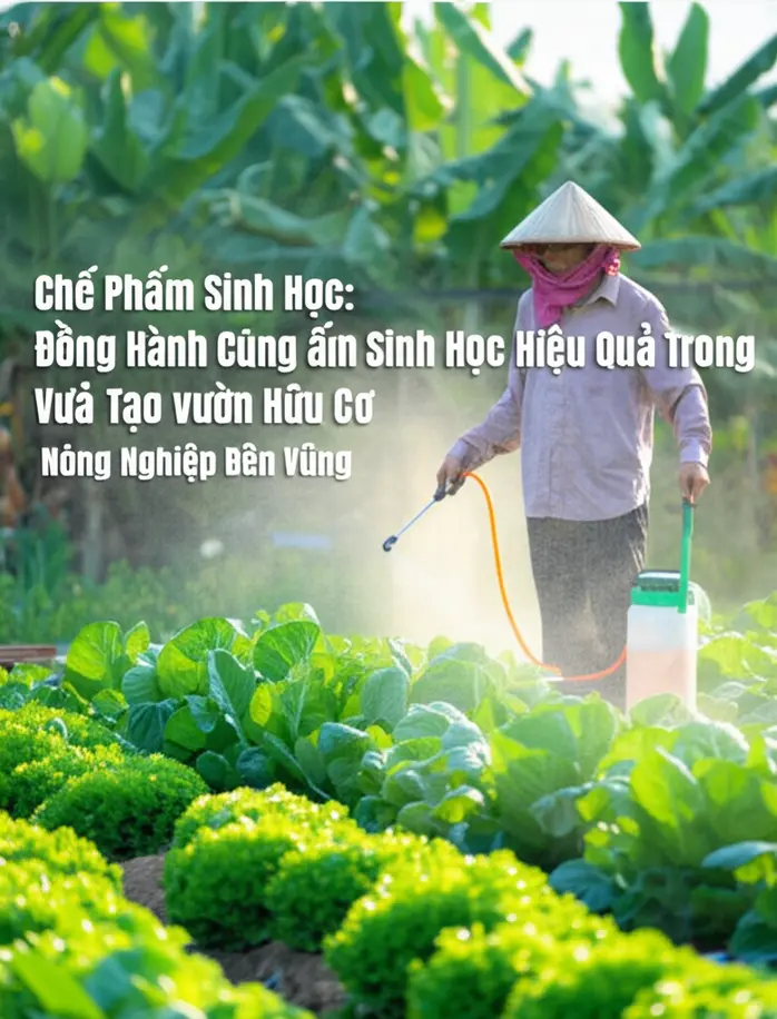 Đất đai màu mỡ, tơi xốp nhờ ứng dụng chế phẩm sinh học trong canh tác hữu cơ.