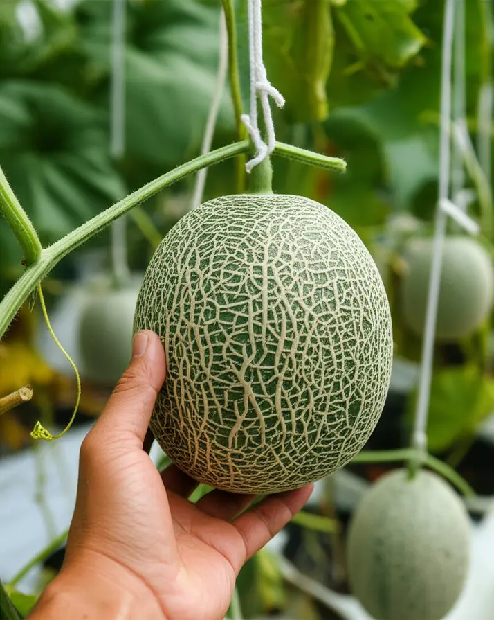 Bón lót đúng cách, dưa lưới con ‘khỏe re’!
