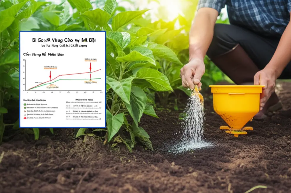 Cây trồng cần phân bón để phát triển khỏe mạnh.