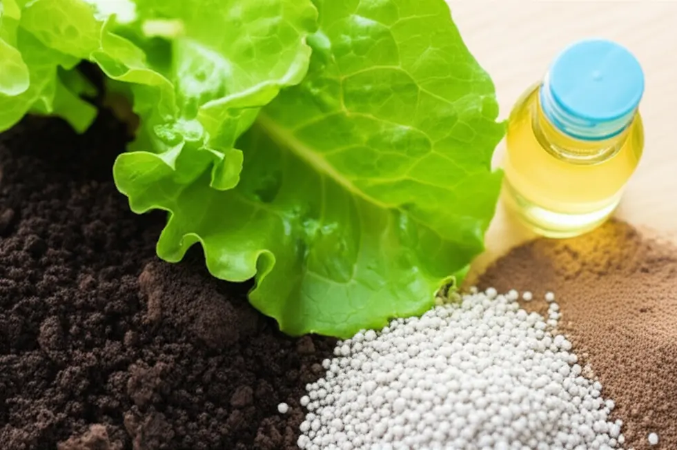 Đa dạng các loại phân bón phù hợp cho cây rau xà lách.