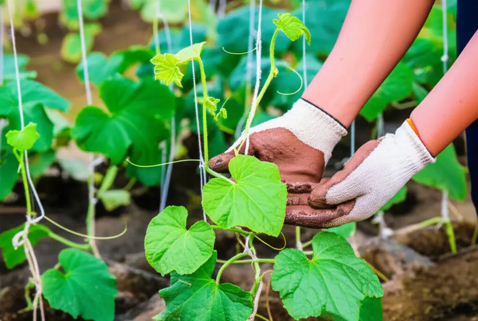 Nhà kính hiện đại với hệ thống tưới tiêu tự động.