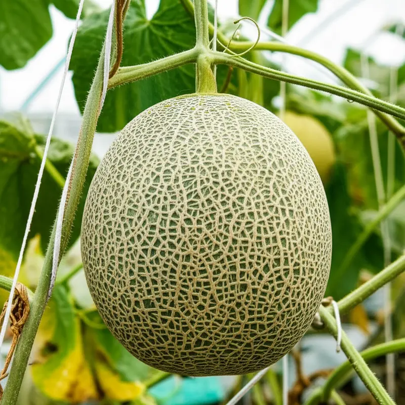 Trước và sau khi ‘kết duyên’ cùng hạt giống dưa lưới Thái Lan.