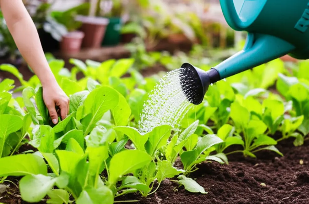 Chọn giống rau khỏe và chuẩn bị đất kỹ càng là bước đầu tiên để phòng bệnh.