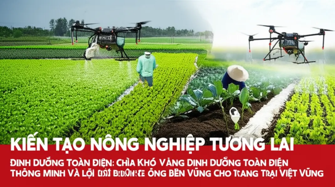 Chủ trang trại đang phân tích đất để hiểu rõ nhu cầu dinh dưỡng của cây.