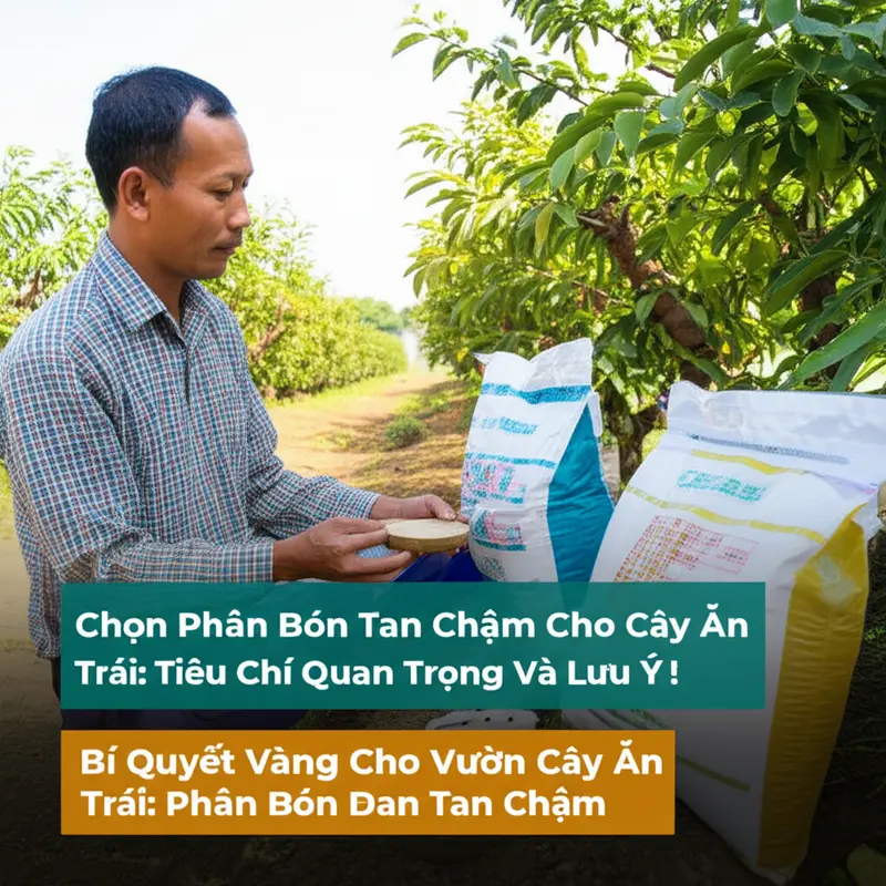 Cơ chế hoạt động của phân bón tan chậm.