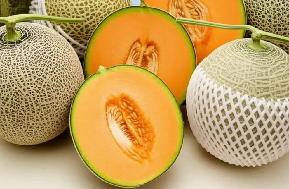 Các giống dưa lưới nhập khẩu đa dạng với chất lượng quả vượt trội.