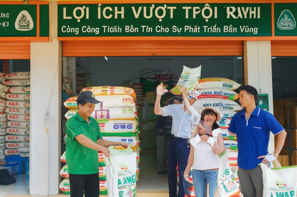 Hợp tác uy tín giữa nhà cung cấp phân bón và đại lý phân phối.