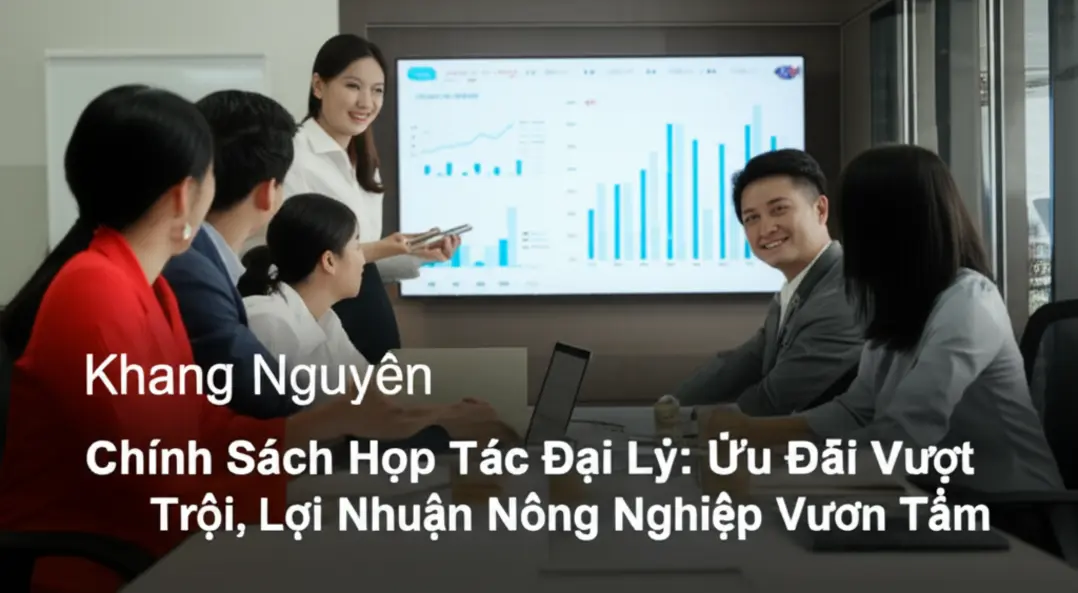 Lúa xanh tươi nhờ giải pháp nông nghiệp sinh học Khang Nguyên.