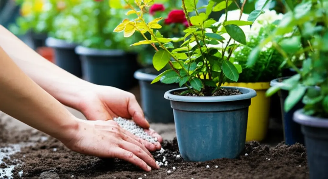Đa dạng các loại phân bón cho hoa kiểng, từ hữu cơ đến vô cơ, dạng viên và dạng lỏng.