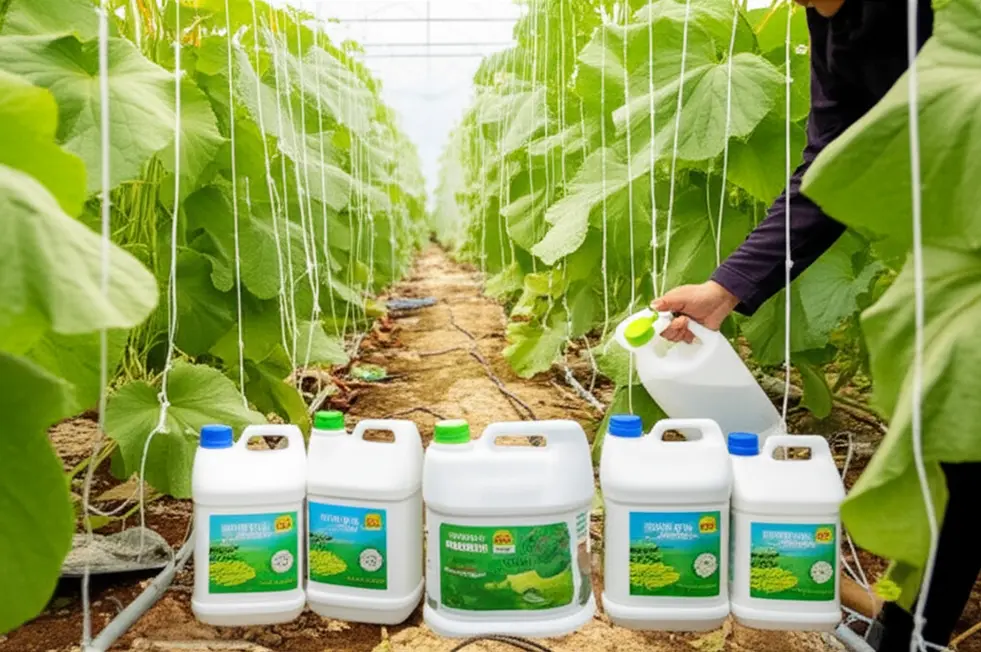 Dưa lưới khỏe mạnh nhờ được cung cấp đầy đủ dinh dưỡng.