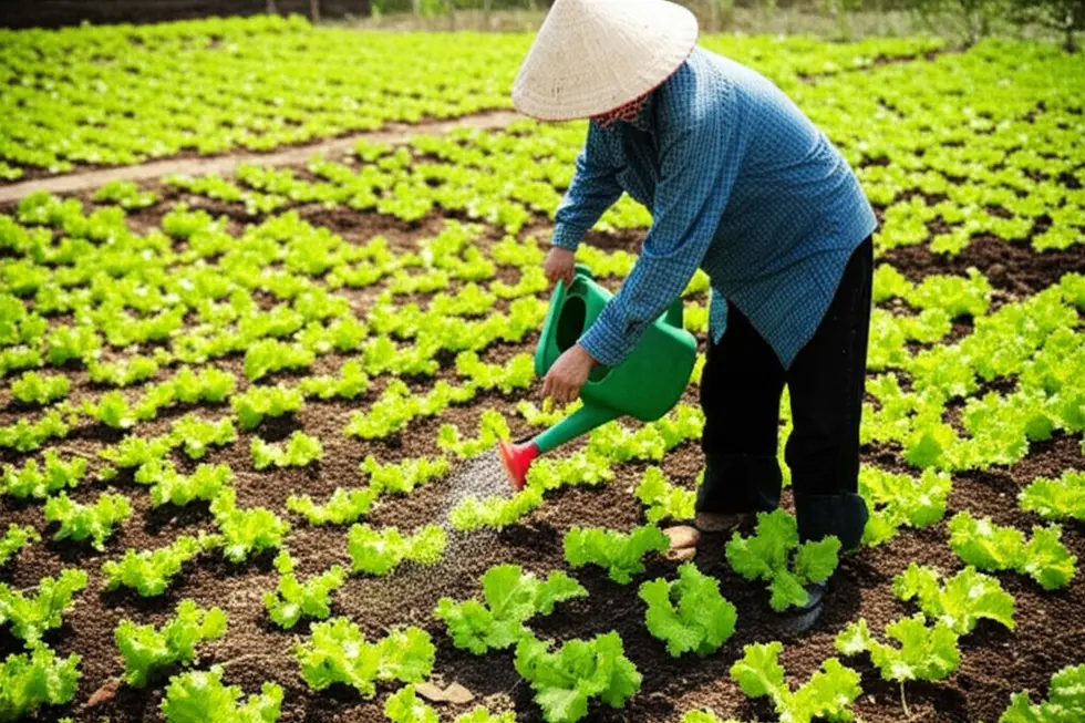 Đa dạng các loại phân bón phù hợp cho cây rau xà lách.