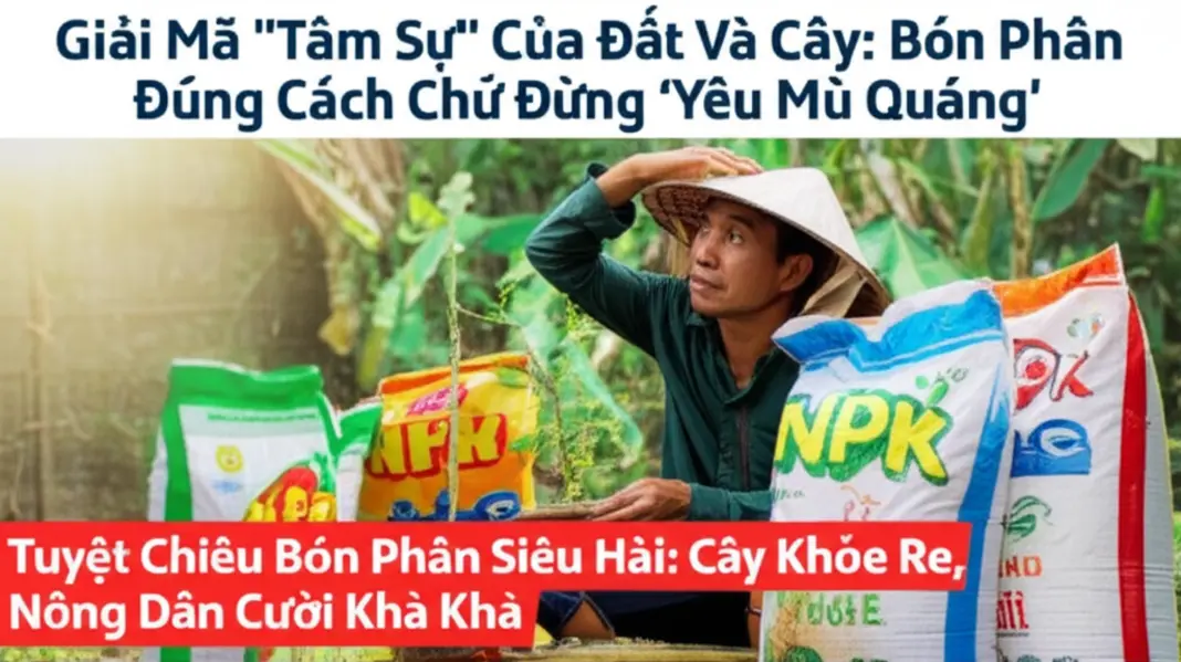 Bác nông dân “hoang mang” không biết cây cưng cần “ăn” gì.