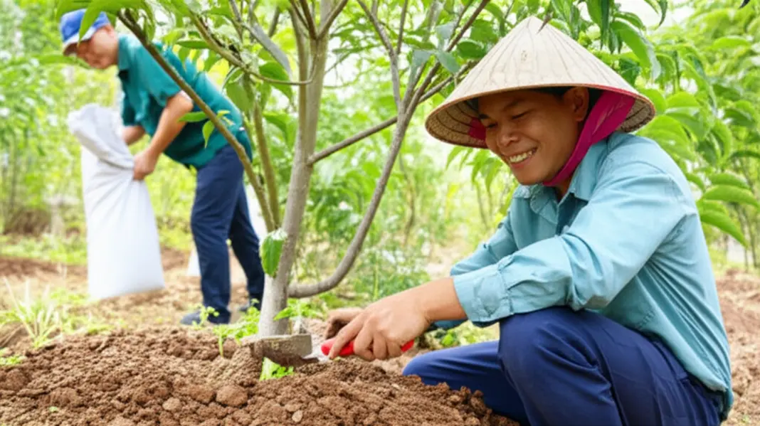 Bác nông dân “hoang mang” không biết cây cưng cần “ăn” gì.