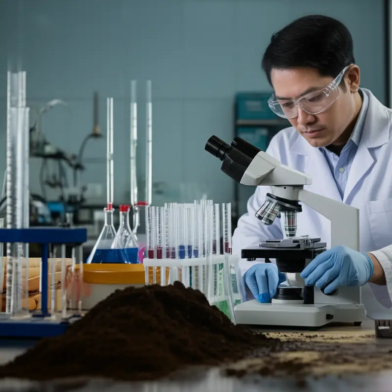 Phân tích đất để lựa chọn loại phân bón phù hợp.