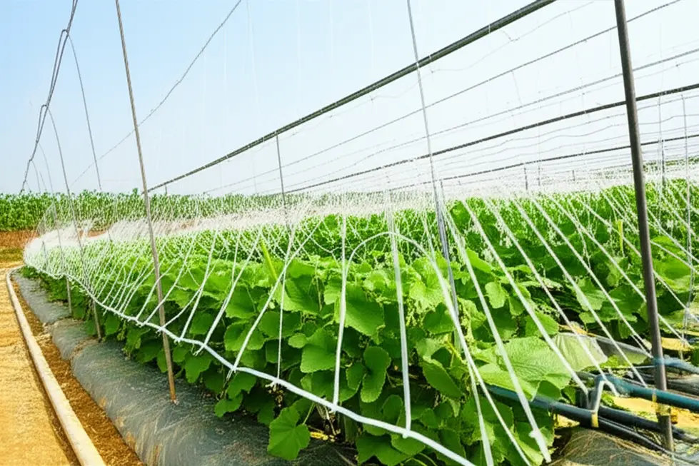 Các loại sâu bệnh phổ biến trên dưa lưới: rệp và bệnh phấn trắng.