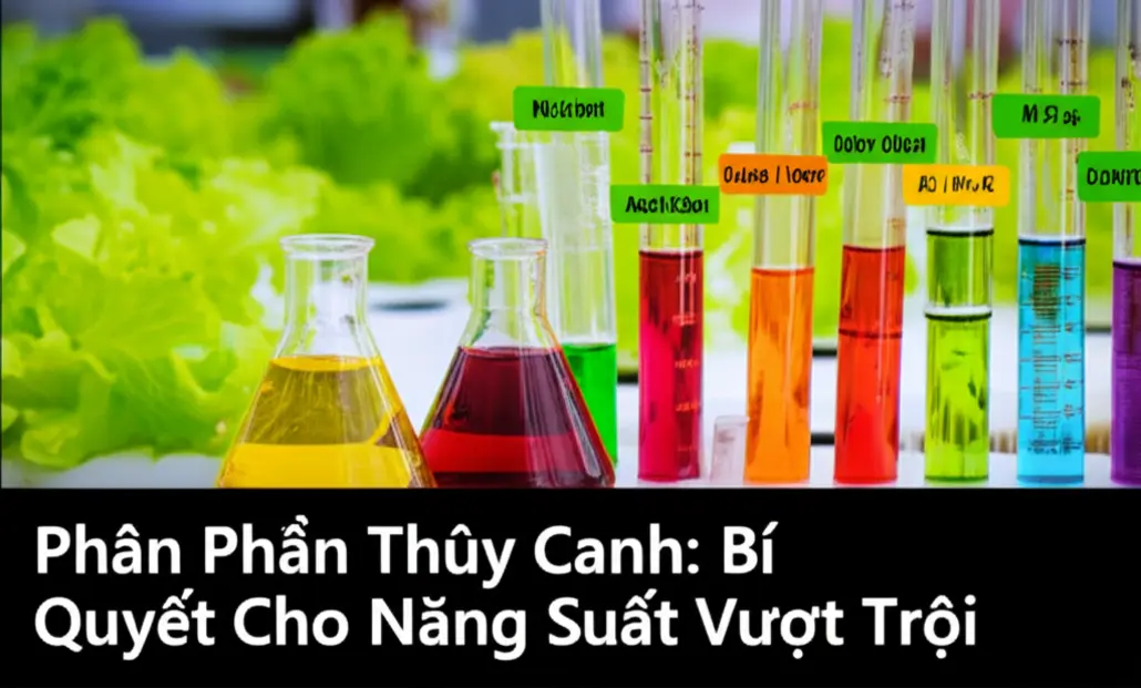 Thành phần dinh dưỡng thiết yếu cho cây trồng thủy canh.