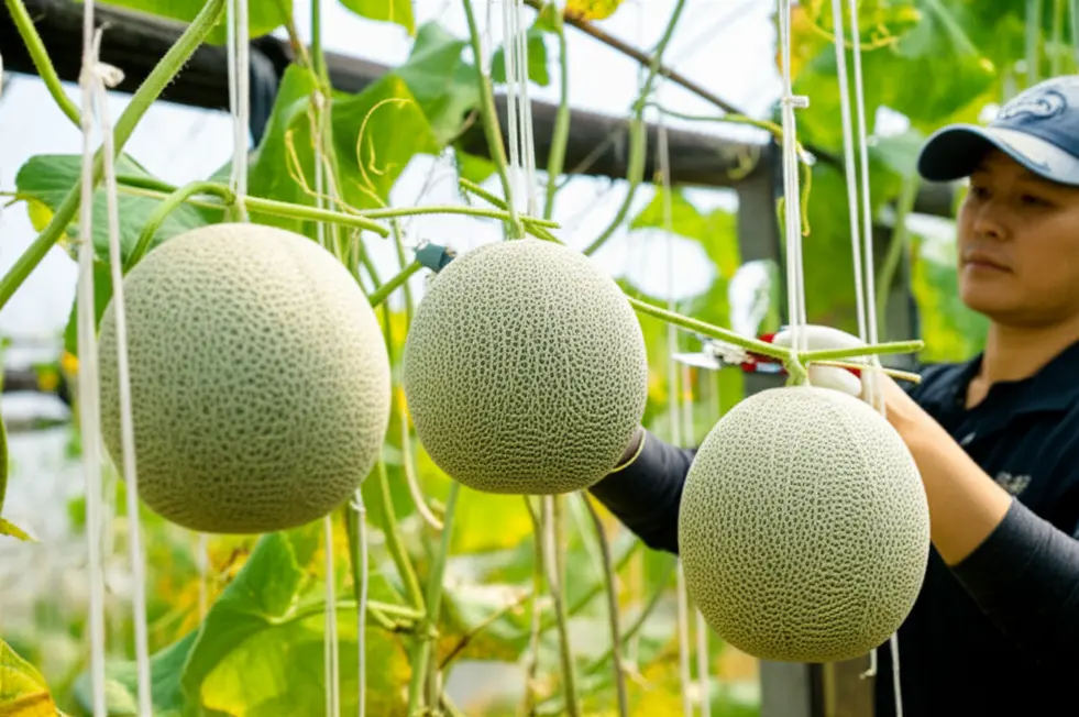 Nhà kính hiện đại với hệ thống tưới tiêu tự động.