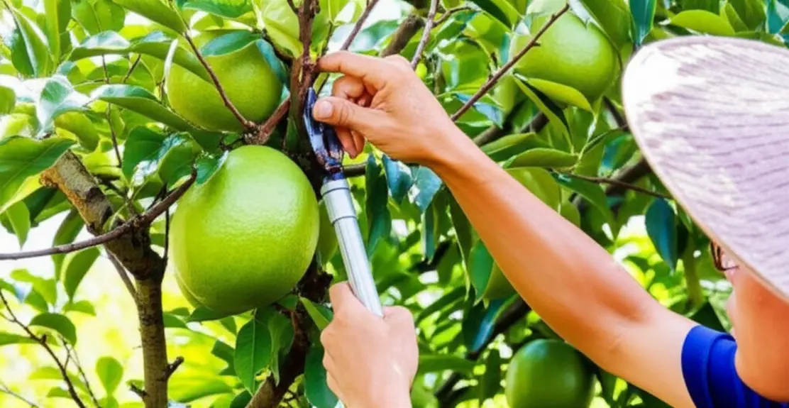 Bón phân đúng cách giúp trái phát triển tối ưu.