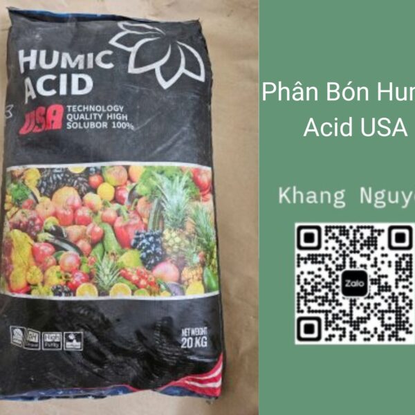 Phân Bón Humic Acid USA (20KG) - Giải Pháp Toàn Diện Cải Tạo Đất & Thúc Đẩy Năng Suất Cây Trồng