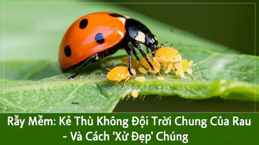 Rầy mềm ‘tấn công’ rau: Nhỏ nhưng có võ!