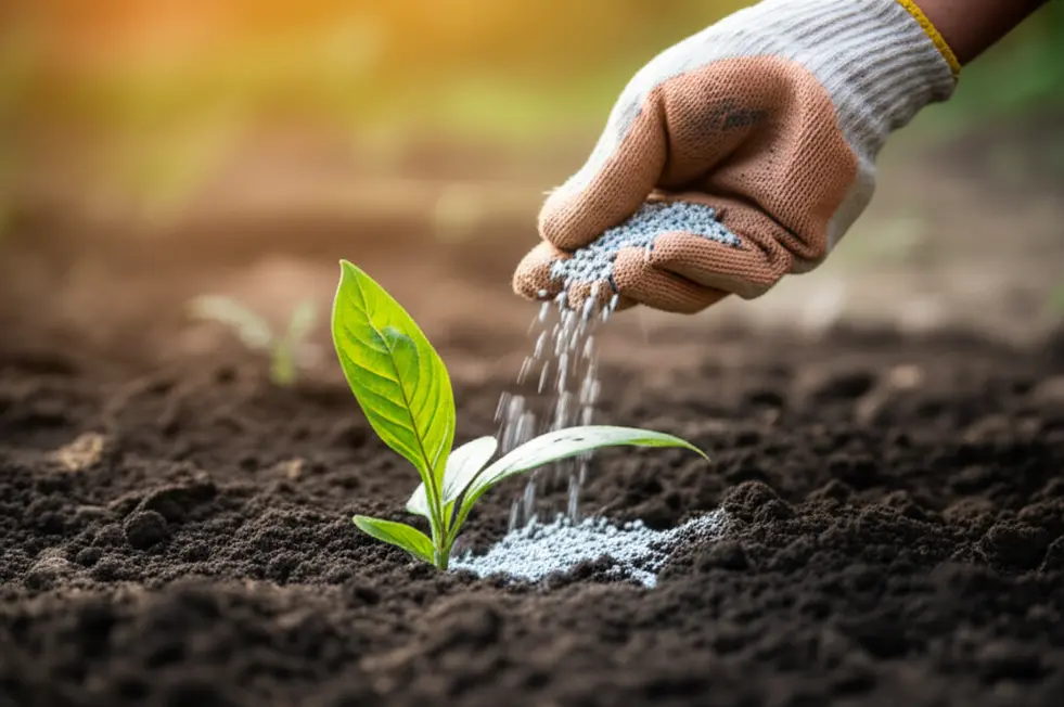 Kiểm tra đất đai để lựa chọn phân bón phù hợp.