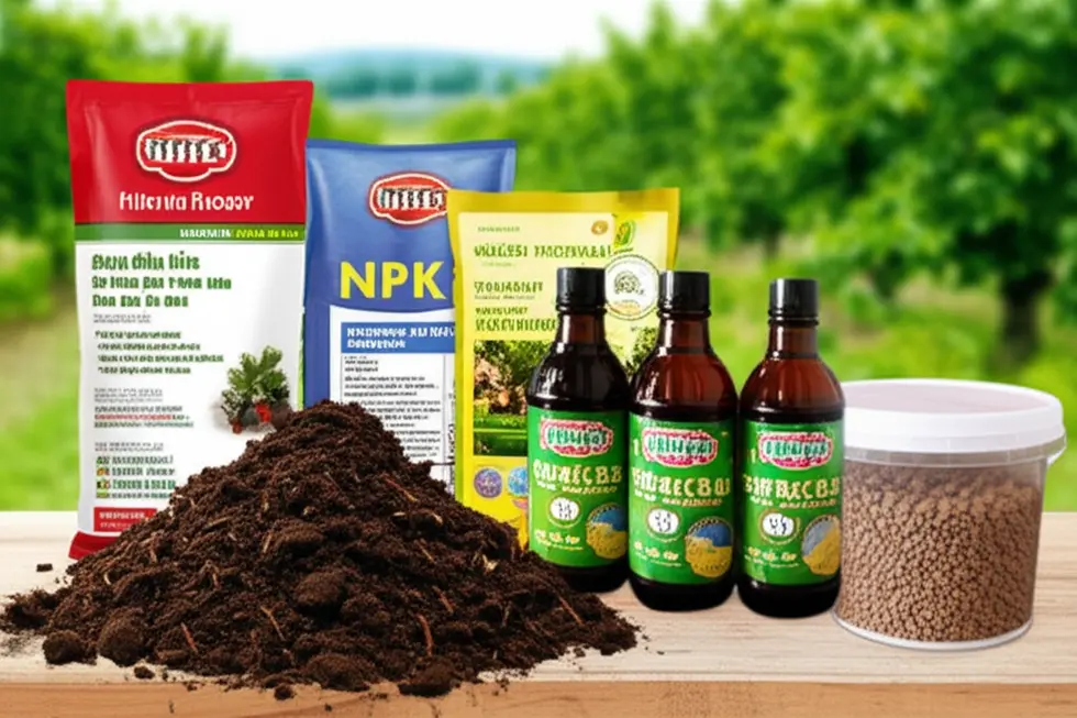 Cây xoài khỏe mạnh với trái chín mọng nhờ dinh dưỡng đầy đủ.