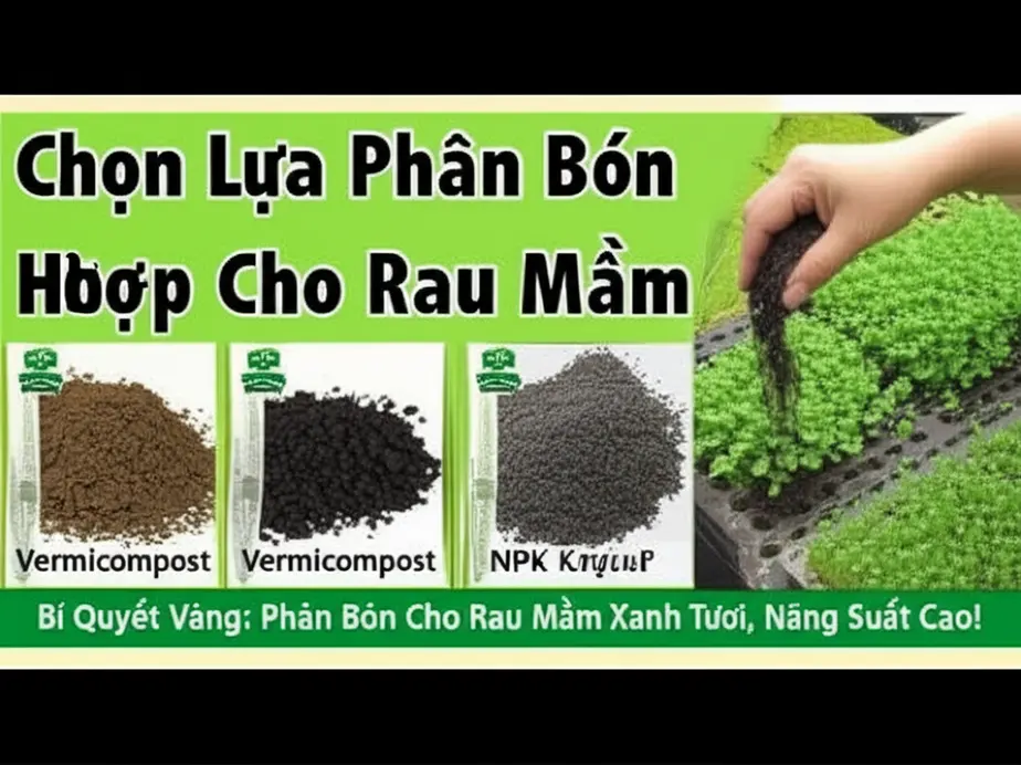 Các giai đoạn phát triển và biểu hiện thiếu dinh dưỡng của rau mầm.