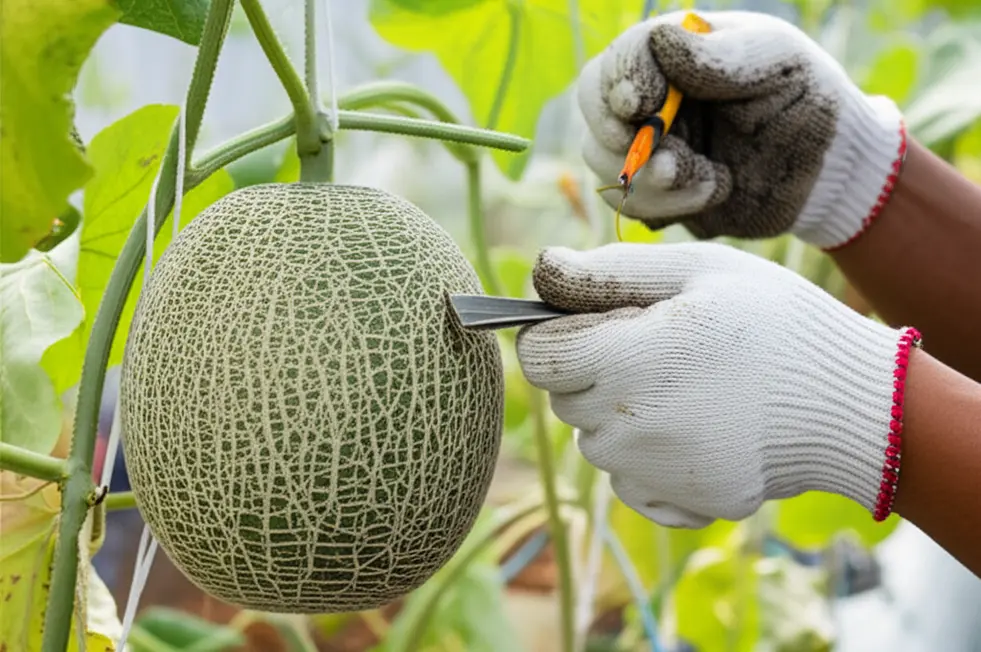 Lựa chọn giống dưa lưới phù hợp quyết định năng suất.