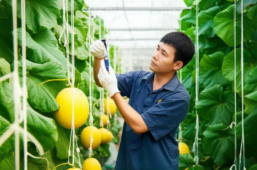 Lựa chọn giống dưa lưới chất lượng, phù hợp với điều kiện địa phương.