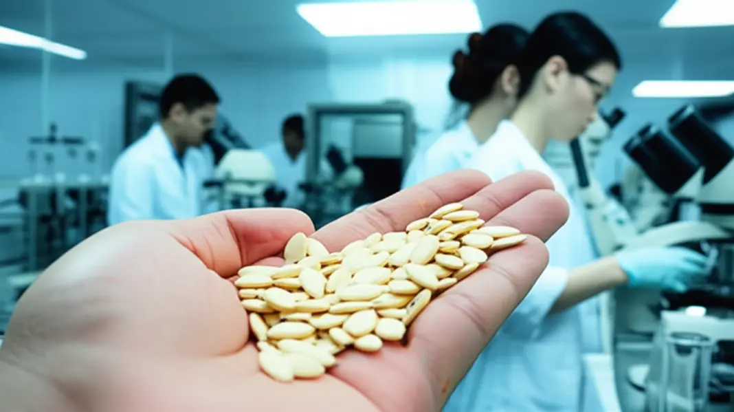 Thu hoạch dưa lưới năng suất cao.