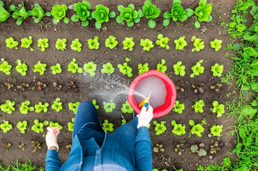 Các loại phân bón phổ biến cho rau ăn lá.