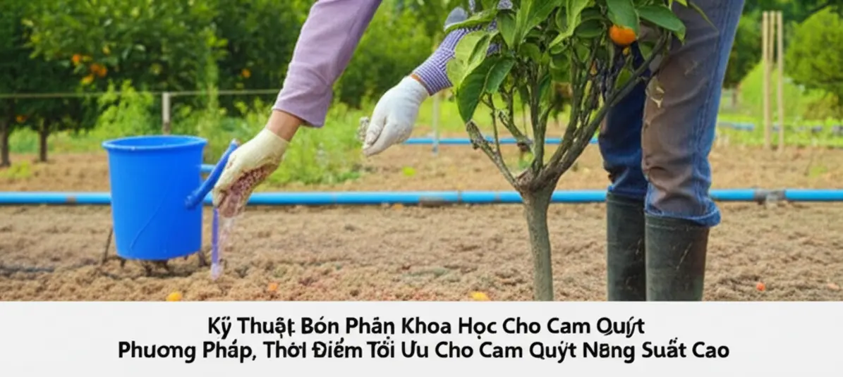 Nhu cầu dinh dưỡng của cam quýt theo từng giai đoạn.