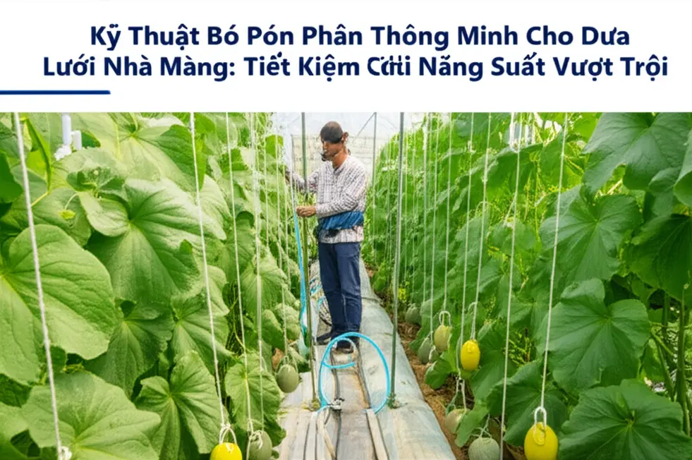 Nhu cầu dinh dưỡng của dưa lưới thay đổi theo từng giai đoạn.
