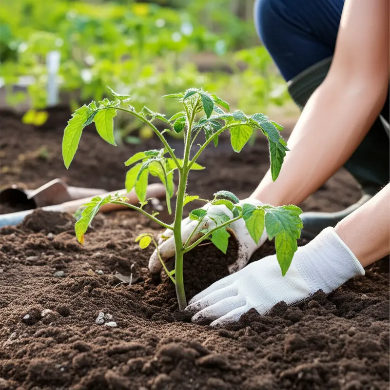 So sánh đất được bón phân hữu cơ và phân hóa học.