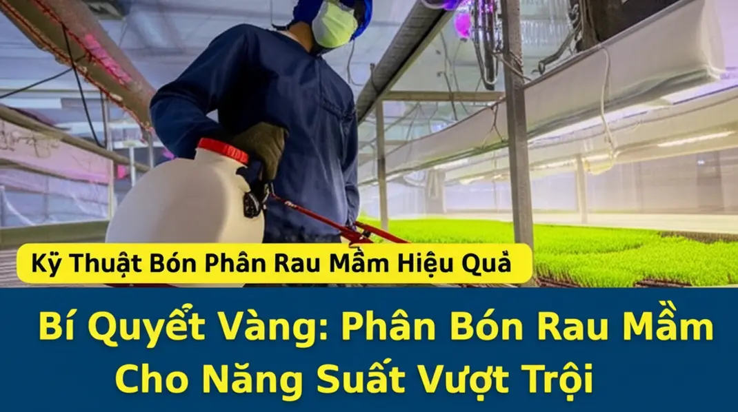 Nhu cầu dinh dưỡng khác nhau của các loại rau mầm.