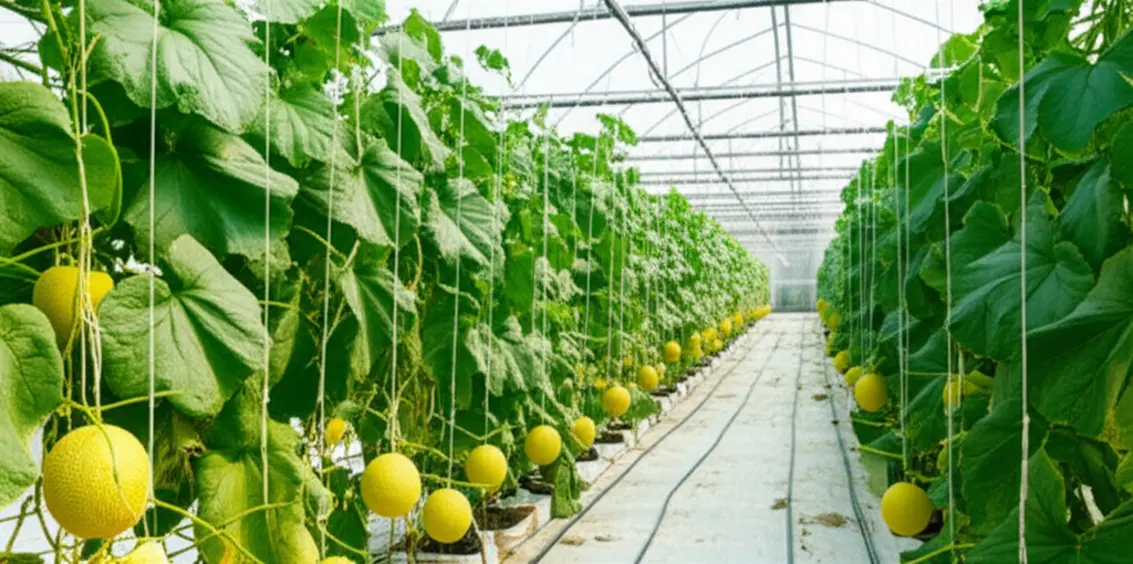 Lựa chọn giống dưa lưới phù hợp quyết định năng suất.