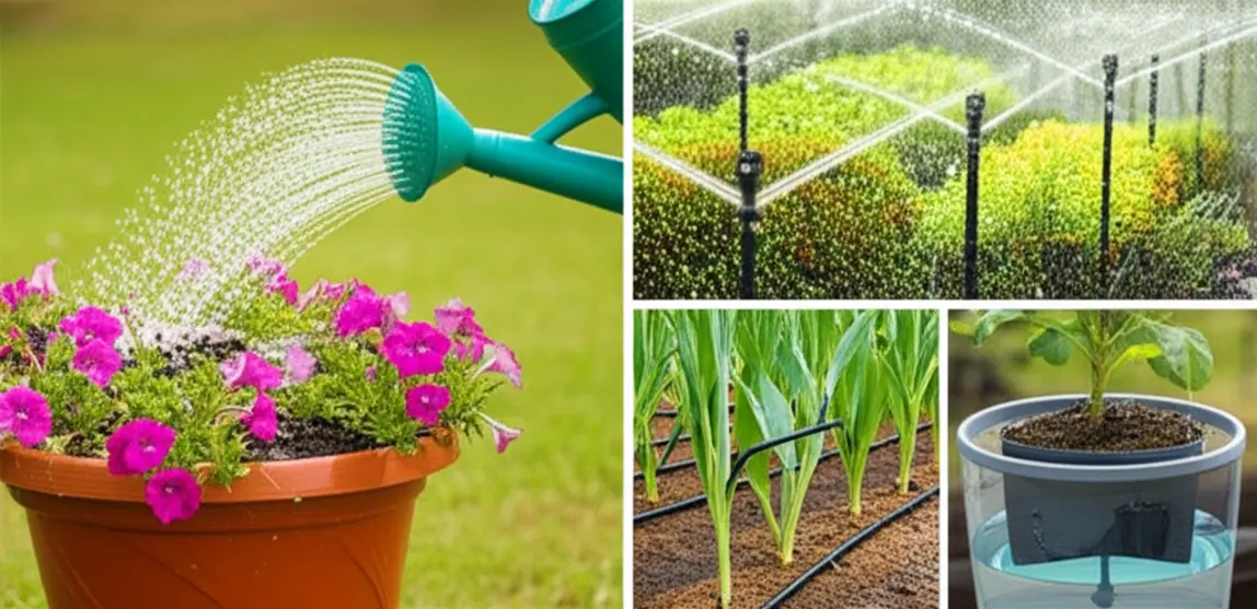 Các loại hoa kiểng khác nhau có nhu cầu tưới nước khác nhau.