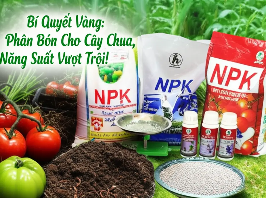 Nhu cầu dinh dưỡng của cà chua thay đổi theo từng giai đoạn sinh trưởng.