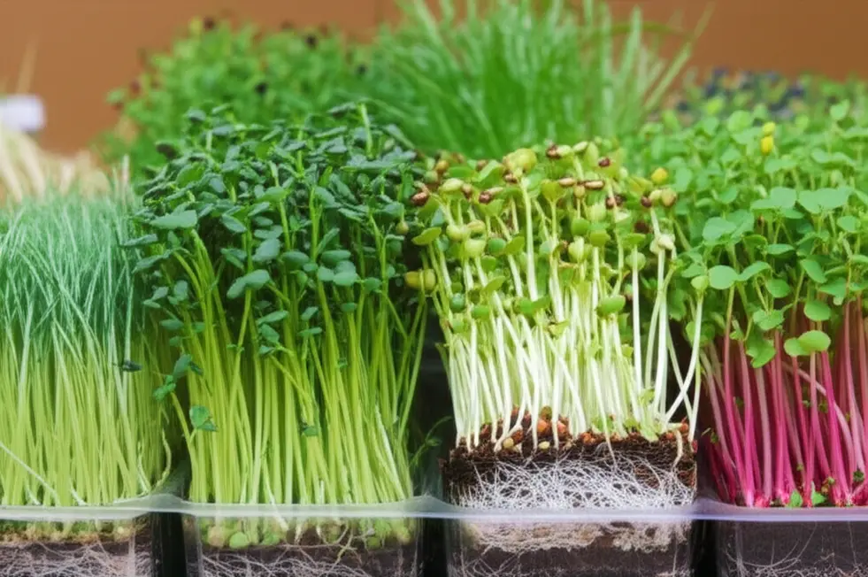Nhu cầu dinh dưỡng khác nhau của các loại rau mầm.