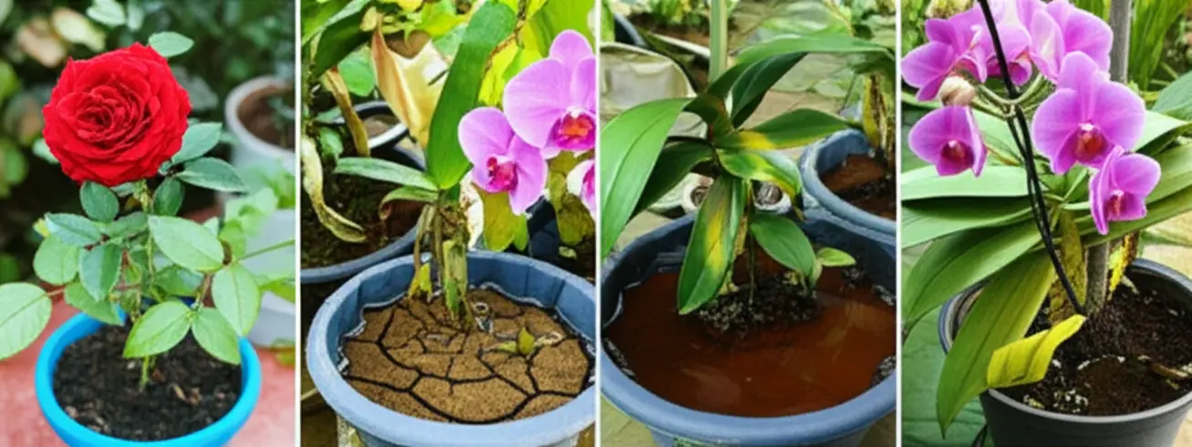 Các loại hoa kiểng khác nhau có nhu cầu tưới nước khác nhau.