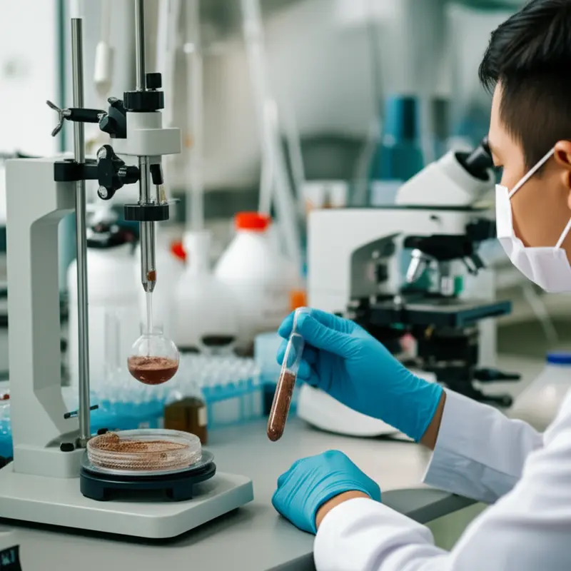 Phân tích mẫu đất giúp xác định chính xác nguyên nhân gây bạc màu.