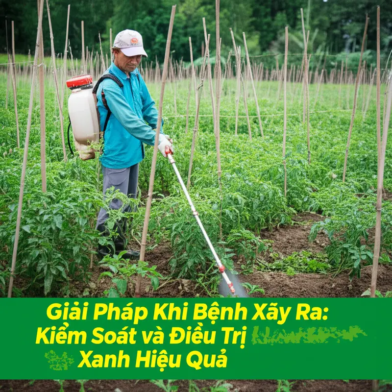 Cây cà chua bị bệnh héo xanh vi khuẩn.