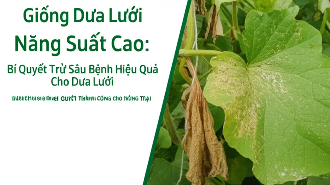So sánh các giống dưa lưới năng suất cao phổ biến.