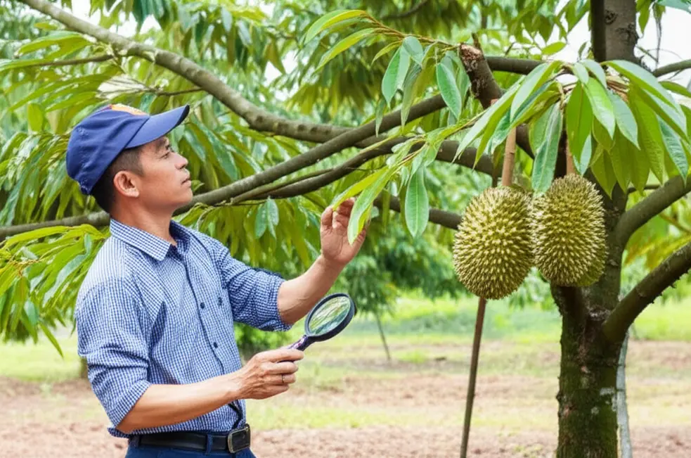 Chuẩn bị đất kỹ lưỡng và chọn giống sầu riêng tốt là nền tảng cho vườn cây khỏe mạnh.