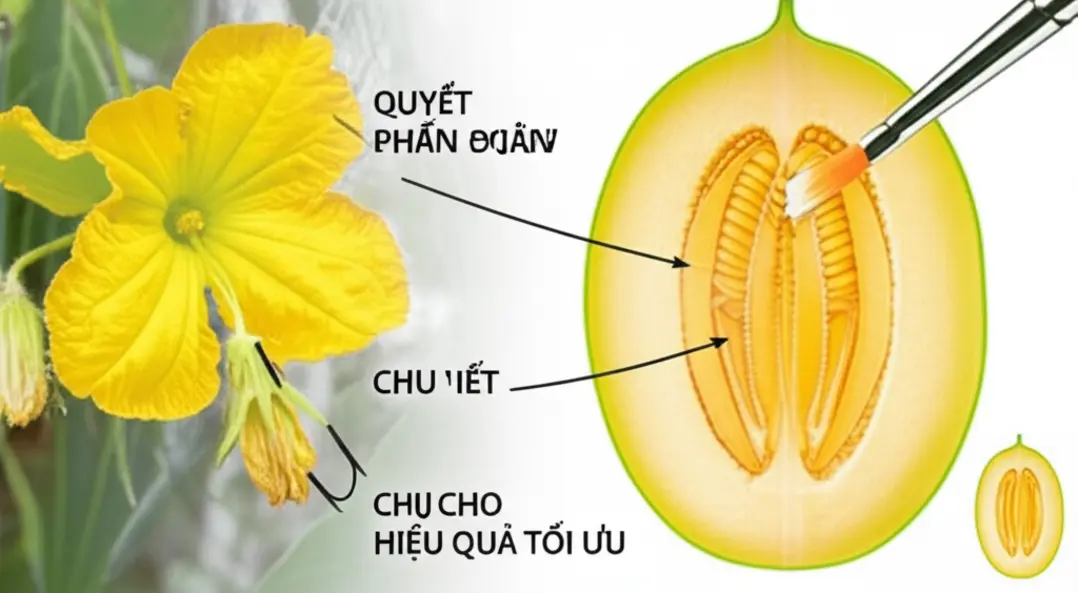 Chuẩn bị kỹ lưỡng trước khi thụ phấn để đảm bảo thành công.