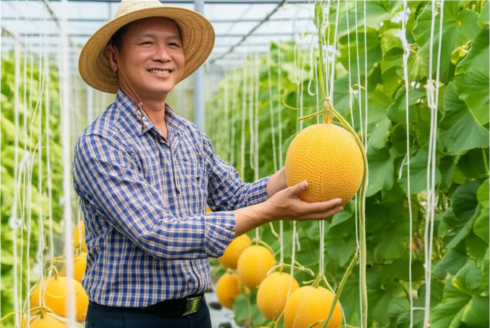 Ba giống dưa lưới phổ biến và dễ trồng.